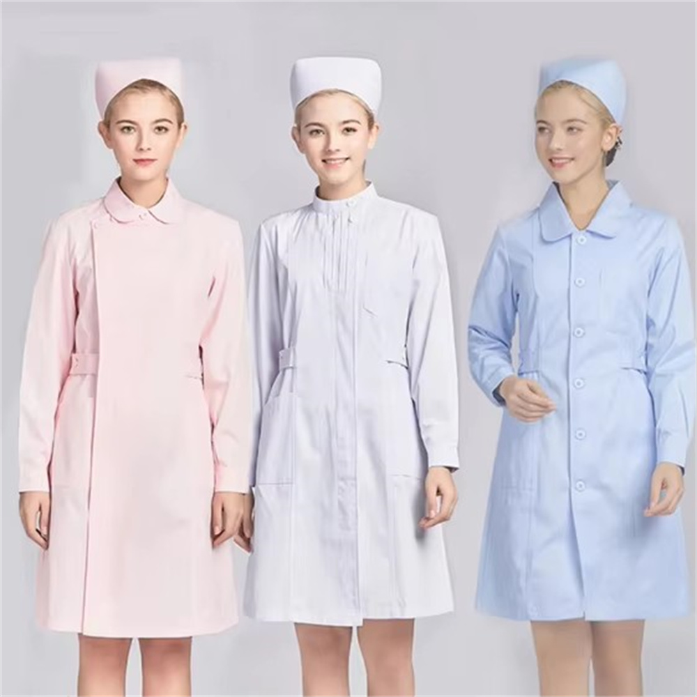 Medical Lab Coats - 새로운 순수 코튼 통기성 흰색 유니폼