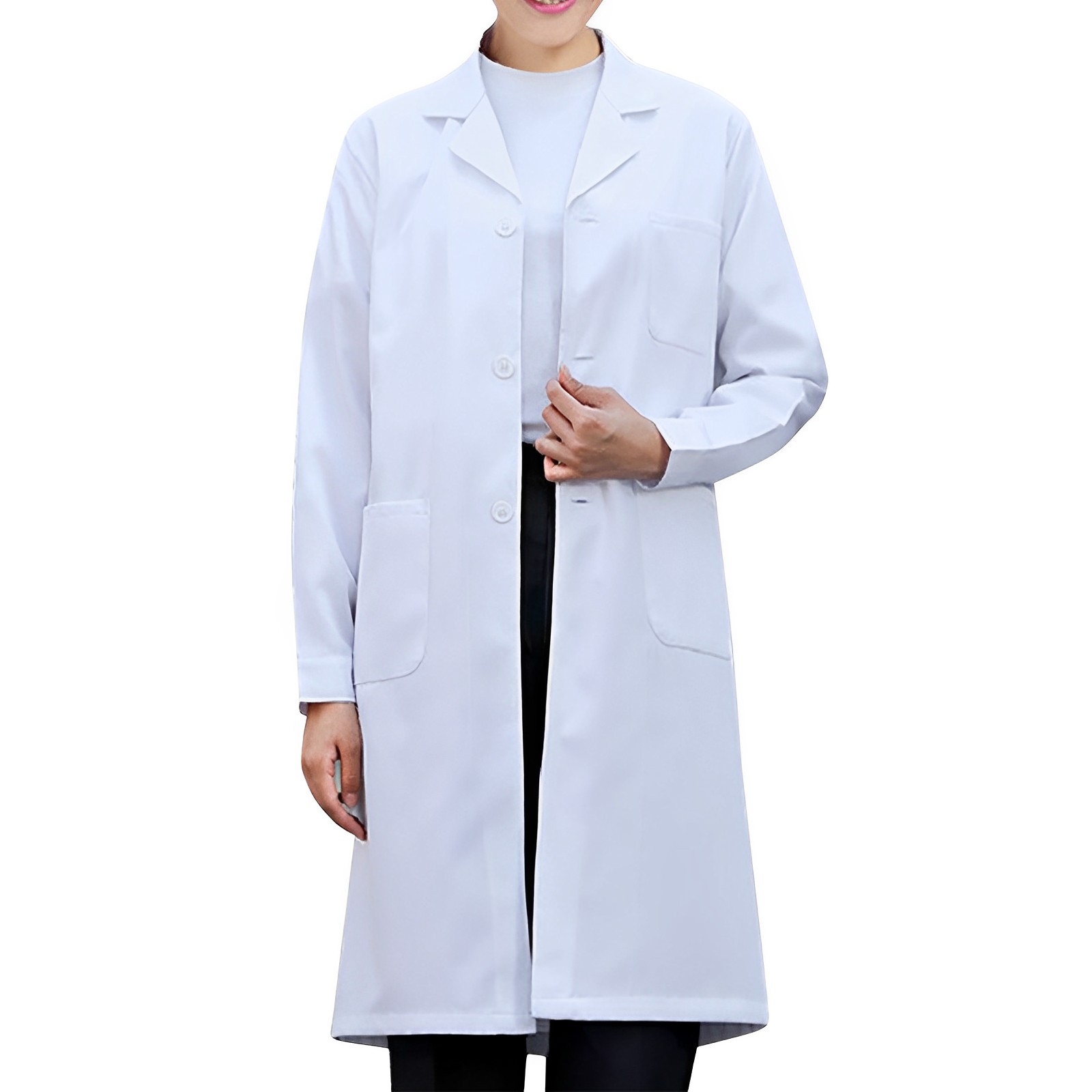 Medical Lab Coats - 여성용 흰색 실험실 코트 남성 학생