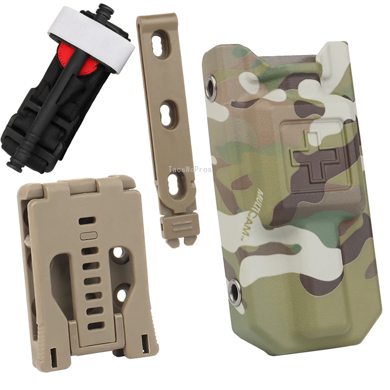 Medical Lab Kit - 휴대용 전술 지혈대 거치대, MOLLE 사냥