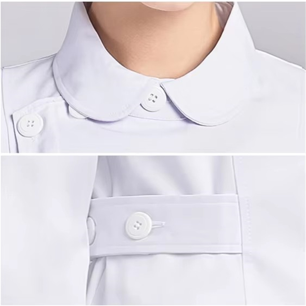 새로운 순수 코튼 통기성 흰색 유니폼 코트 실험실 작업 - Medical Lab Coats 리뷰 및 가격