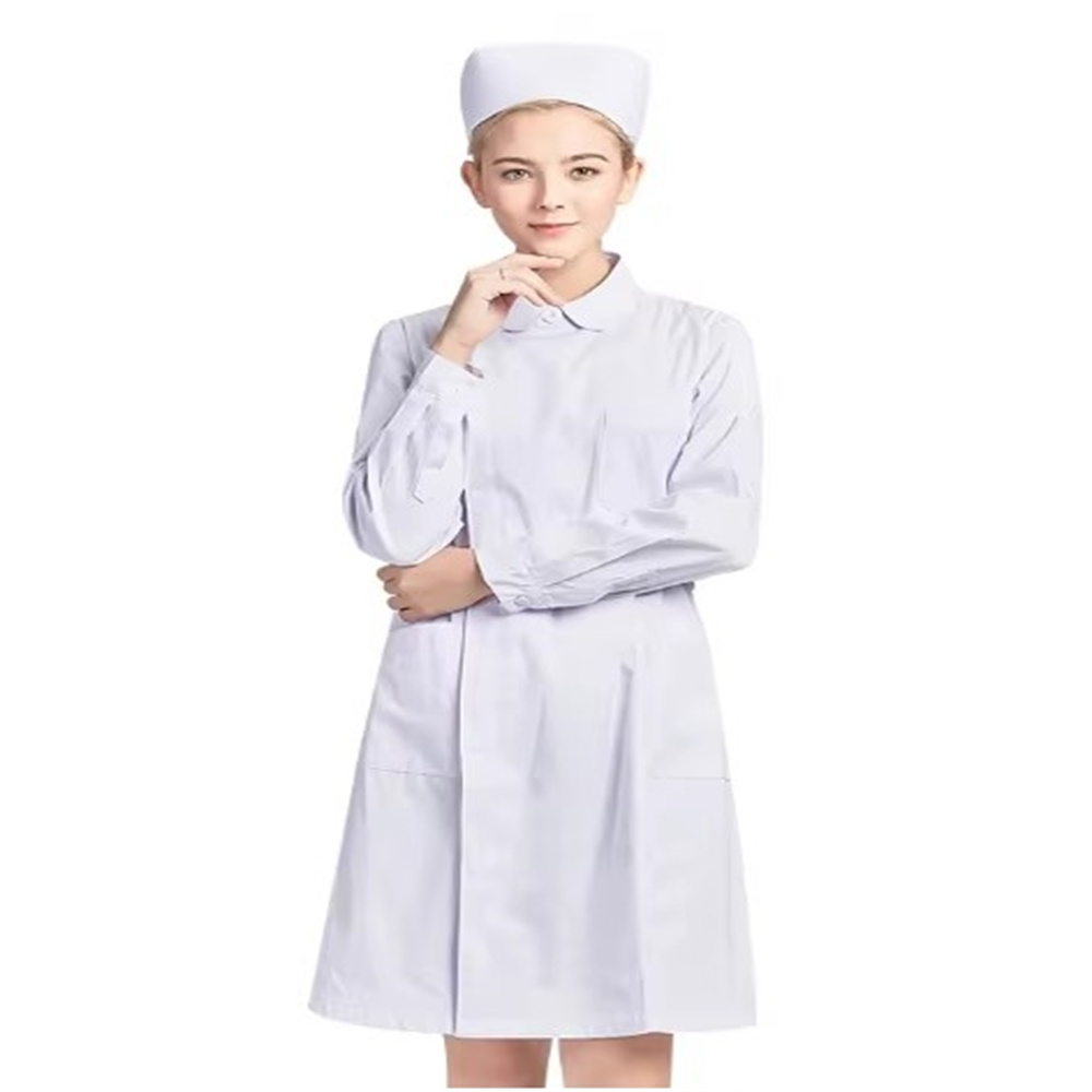 새로운 순수 코튼 통기성 흰색 유니폼 코트 실험실 작업 - Medical Lab Coats 리뷰 및 가격