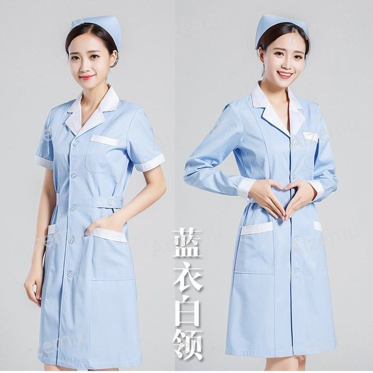 유니섹스 반팔 뷰티 살롱 스크럽 드레스 화이트 약국 의 - Medical Lab Coats 리뷰 및 가격