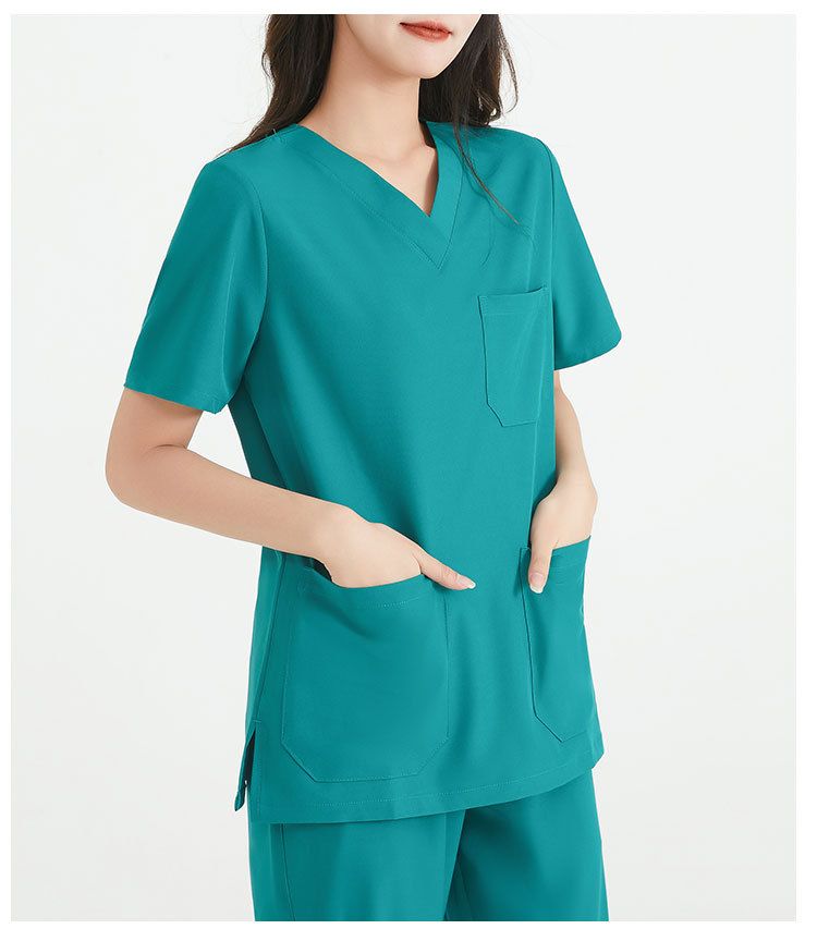 여성용 고급 신축성 상의 바지 수술실 의료 작업복 브러 - Medical Lab Coats 리뷰 및 가격