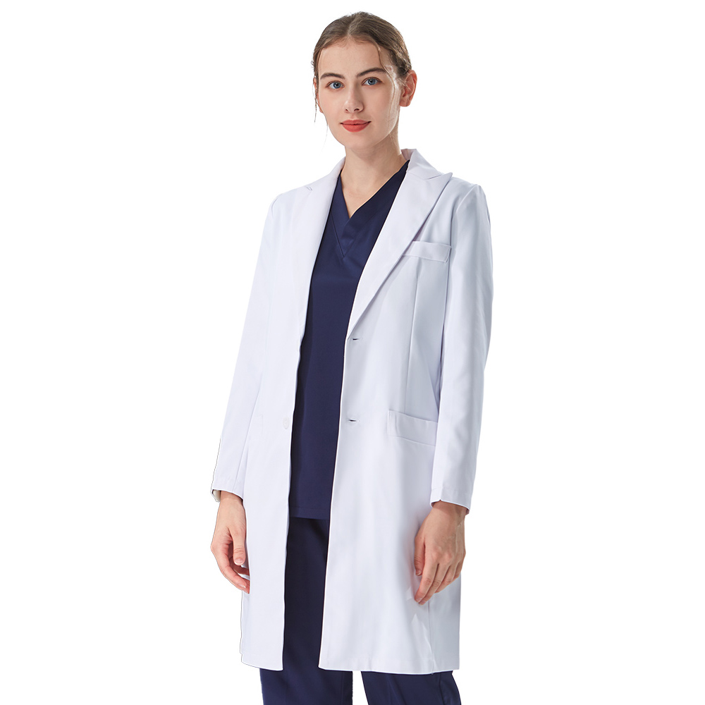 사려 깊은 라펠 칼라 화이트 실험복 의사용 면 폴리에스 - Medical Lab Coats 리뷰 및 가격