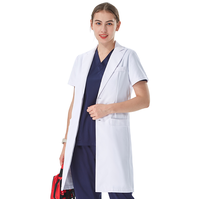 사려 깊은 라펠 칼라 화이트 실험복 의사용 면 폴리에스 - Medical Lab Coats 리뷰 및 가격