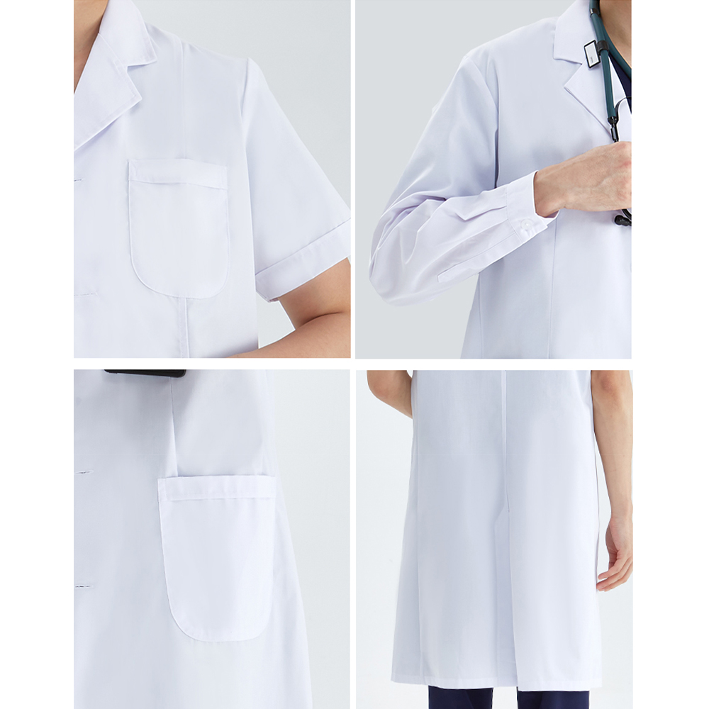 남녀공용 화이트 코트, 병원 의사 슬림 간호사 유니폼, - Medical Lab Coats 리뷰 및 가격
