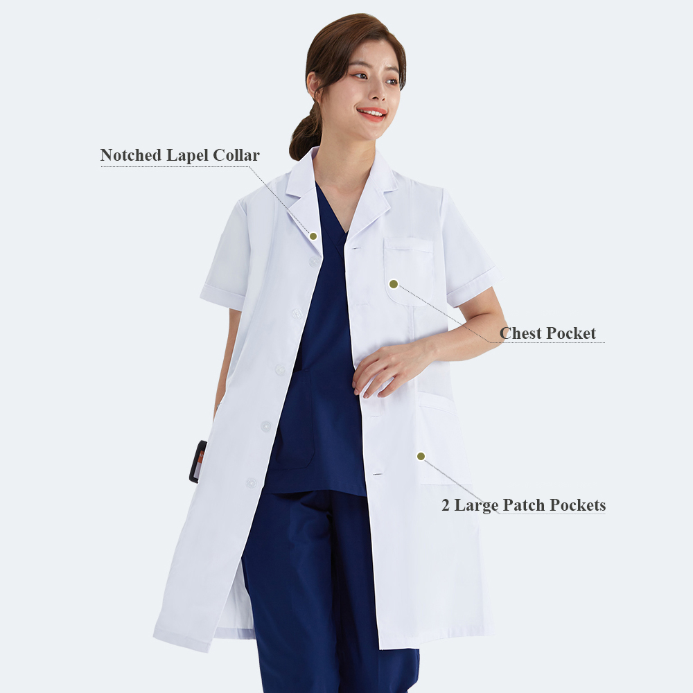남녀공용 화이트 코트, 병원 의사 슬림 간호사 유니폼, - Medical Lab Coats 리뷰 및 가격