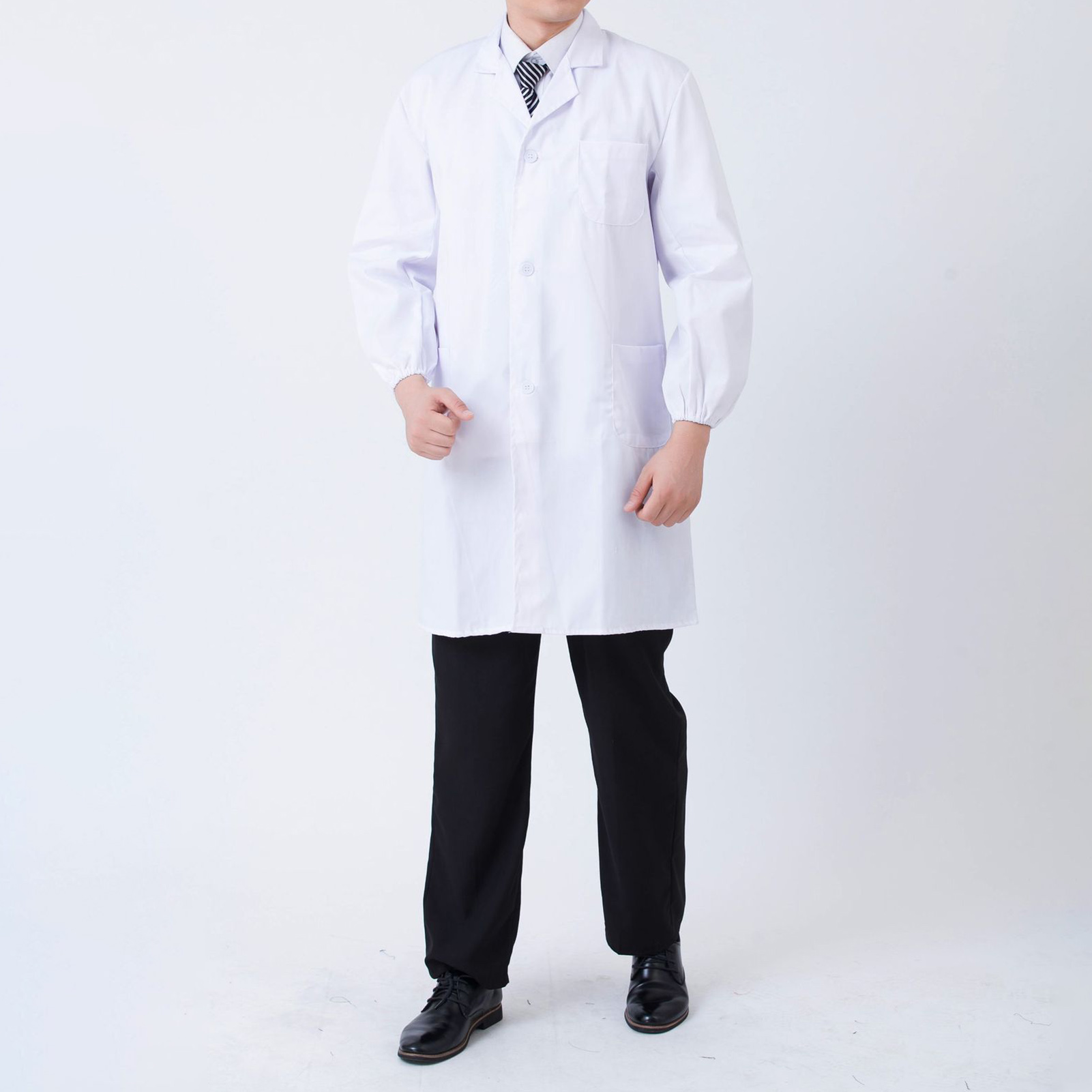 병원 과학자 학교를 위한 탄력 있는 팔목 피부 친화적인 - Medical Lab Coats 리뷰 및 가격